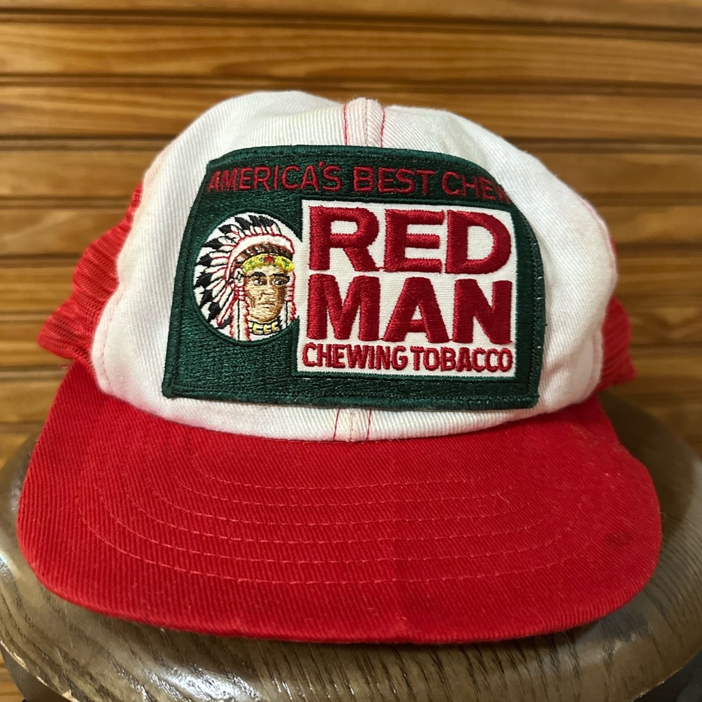 Vintage Red Man trucker hat